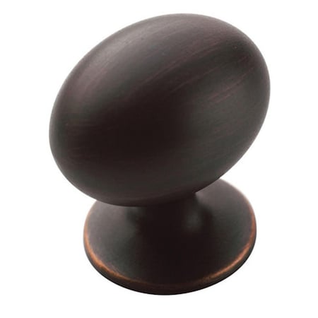 Hd Amerock 1.25 in. Knob- Oil Rubbed Bronze A53018 ORB